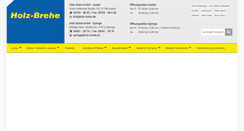 Desktop Screenshot of holz-brehe.de